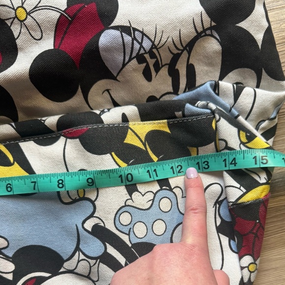 Disney Mickey and Minnie Mouse Canvas Tote Bag - Picture 7 of 8